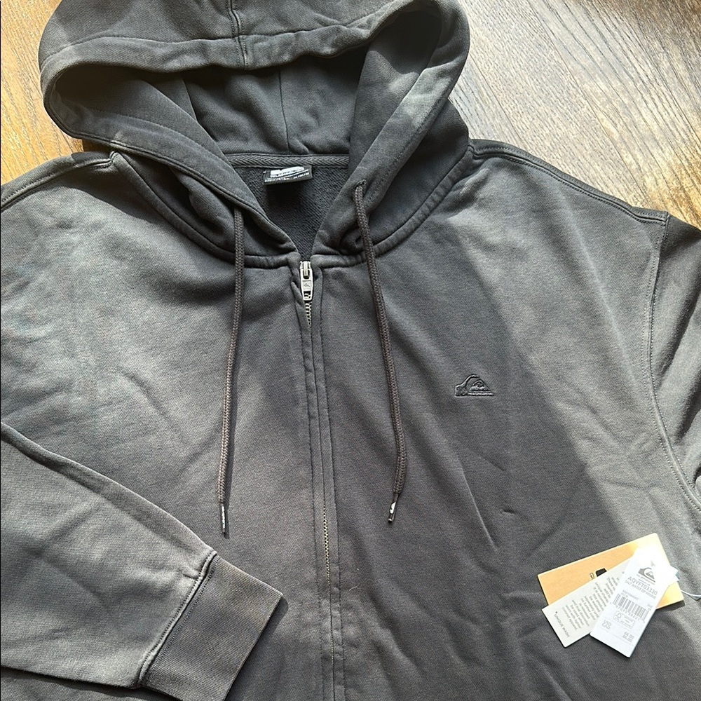 Quiksilver Men's Black Hoodie Sweater